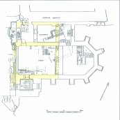 Abb. 01 Franziskanerkloster. Plan der archäologischen Schnitte 1987-89.