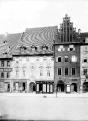 Dům Schirndingerů s pamětní deskou.  J. Haberzettl 1910