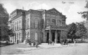Divadlo. Průčelí kolem roku 1900