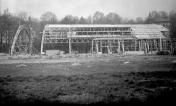 Poohří. Stavba nové pěvecké haly v roce 1931