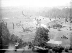 Poohří. První pěvecká hala postavena pro slavnost pěvců v roce 1898
