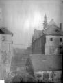 Klášter klarisek. Průchod z Divadelního náměstí v roce 1902