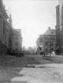 Klášter klarisek. Pohled na budovu po úpravě  průlomu k Divadelnímu náměstí. 1902