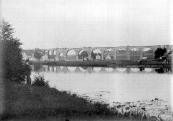 Viadukt. Pohled z Hilárie. J. Haberzettl 1900
