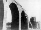 Viadukt. Stav po bombardování 1945