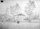Plynárna. Kresba Kitzler 1872