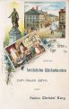 Novoroční pohlednice s vyobrazením restaurace Christofa Karga, okolo 1898, SOkA Cheb