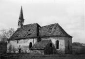 Kostel sv. Jodoka. Celkový pohled. 6.5.1951