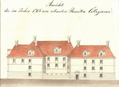 Jesuit Monastery. East view around 1835. V. Prökl