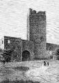 Černá věž od severu. W. Medau kolem 1830