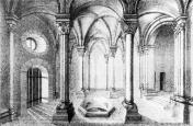 Horní kaple. Interiér. Mader 1829