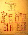 Městský dům. Půdorysný plán. V. Prökl kolem 1850