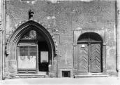 Dům Schirding. Portál kolem roku 1946