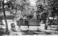 Schillerův pomník. Kolem 1900