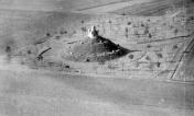 Pomník turnerů. Letecký snímek kolem roku 1925
